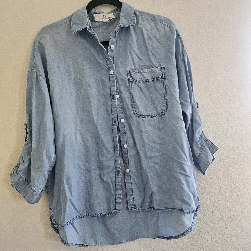 Light Blue Button-Up Shirt